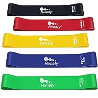 Himaly Anti-Break Resistance Band, Elastic Exercise Band, Hand and Ankle Straps, Indoor and Outdoor Fitness, Portable Resistance Band, Whole Body Exercise