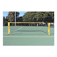 Quick Start Mini-Net Portable Tennis Net - 10' Wide with Carry Bag | Adjustable Height 30-64 inches | Indoor/Outdoor