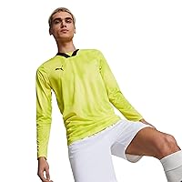 PUMA Men's TeamTarget Goal Keeper Long Sleeve Jersey, Fluo Yellow, Small