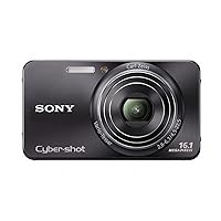 Sony Cyber-Shot DSC-W570 16.1 MP Digital Still Camera with Carl Zeiss Vario-Tessar 5x Wide-Angle Optical Zoom Lens and 2.7-inch LCD (Black) (OLD MODEL)