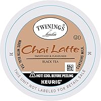 Twinings Chai Latte Tea K-Cups for Keurig, 12 Count (Pack of 6)