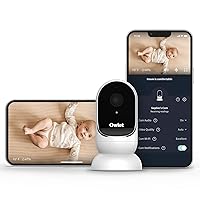 Cam Video Baby Monitor - Smart Baby Monitor with Camera and Audio - Stream 1080p HD Video with Night Vision, 4X Zoom, Wide Angle View, with Sound and Motion Notifications