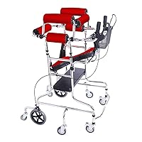 Gait Trainer for Adults, Walkers for Seniors, Height Adjustable Height, Lightweight Posterior Rollator Walker for Disabled Injured Rehabilitation Training (Color : Women's, Size : 150-180cm)