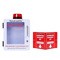 Overdose Emergency Kit Cabinet & 3D Red Sign