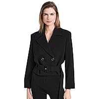 Theory Women's Crop Double-Breasted Trench