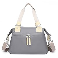 Casual Women's Tote Shoulder Bag Canvas Crossbody Bag for Women Large Capacity Zipper Handbags