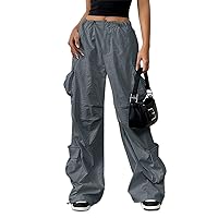 Pants for Women Flap Pocket Side Cargo Pants MISEV