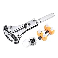 Watch Repair Tool Set, 35mm Watch Cover Case Screw Wrench Opener with 18 Bits and 38mm Plastic Adjustable Remover Watch Holder (Size : 56mm)