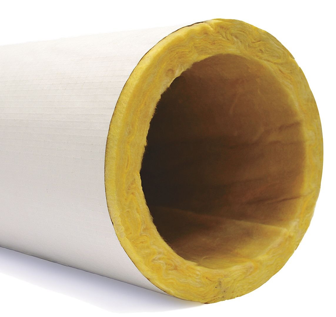 5-41/64" x 3 ft. Fiberglass Pipe Insulation Wall