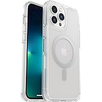 OtterBox iPhone 13 Pro Max and iPhone 12 Pro Max (Only) - Symmetry Clear Series+ Case - Clear - Ultra-Sleek - Snaps to MagSafe - Raised Edges Protect Camera & Screen - Non-Retail Packaging