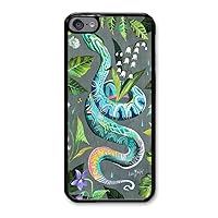 Personalize iPod Touch 6 Cases - Garden Snake Hard Plastic Phone Cell Case for iPod Touch 6