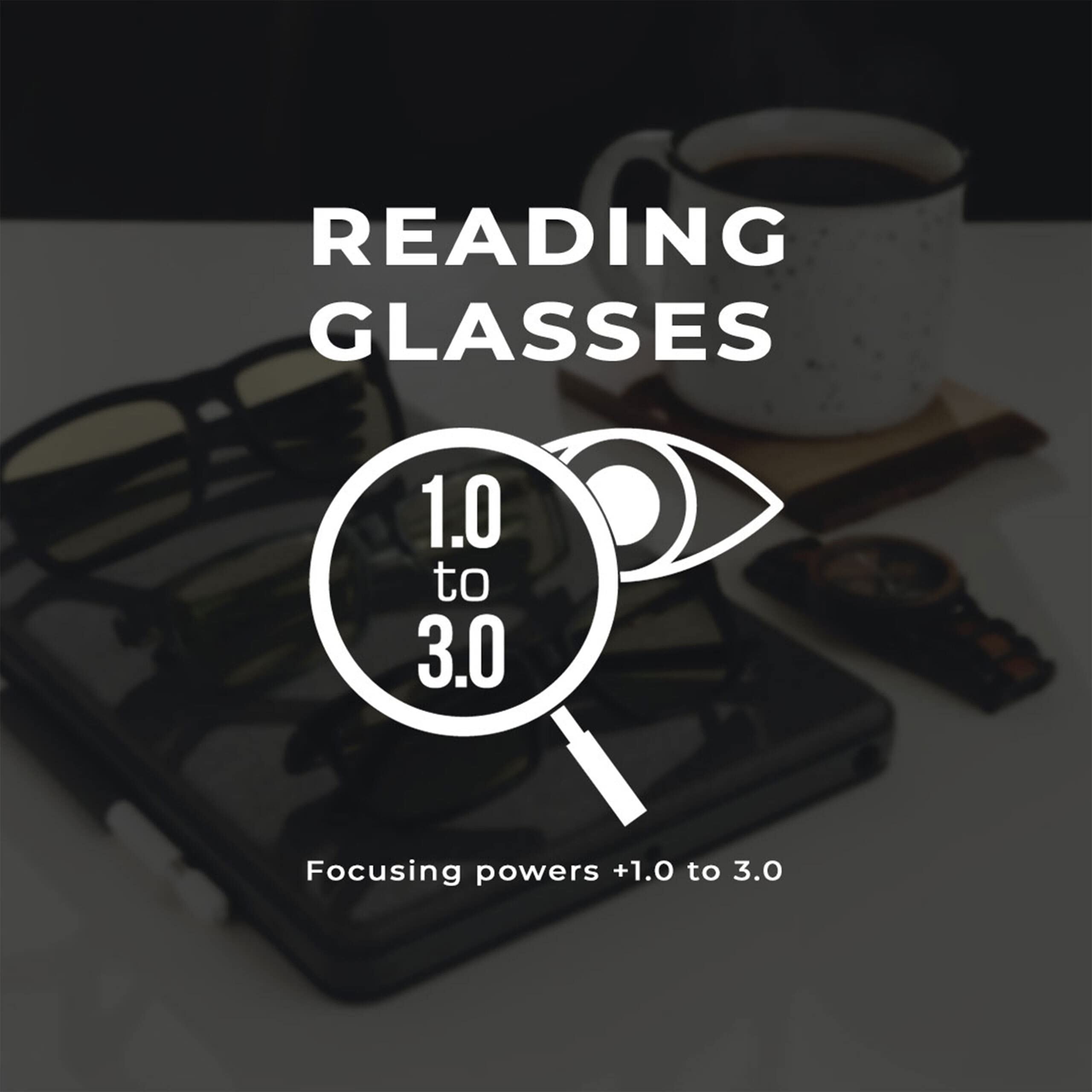 GUNNAR - Blue Light Reading Glasses - Blocks 35% Blue Light - Attaché, Tortoise, Clear Tint, Pwr +3.0