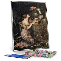 Paint by Numbers Kits for Adults and Kids Lamia and The Soldier Painting by John William Waterhouse DIY Painting Paint by Numbers Kits On Canvas