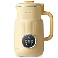 Automatic Nut Milk Maker, 20 oz Homemade Almond, Oat, Soy, Plant-Based Milk and Dairy Free Beverages, Almond Milk Maker with Delay Start/Keep Warm/Boil Water, Soy Milk Maker with Nut Milk Bag