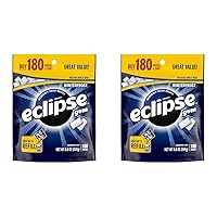 ECLIPSE Winterfrost Sugarfree Gum, 8.8-Ounce 180 piece bag (Pack of 2)