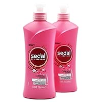 Sedal Co-Creations Ceramidas Leave In Hair Moisturizing Conditioner, 2-Pack, 10.14 Fl Oz, Bottles