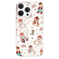 Velvet Caviar for iPhone 15 PRO MAX Case Western Cowboy Teddy Bear - Compatible with MagSafe [10ft Drop Tested]