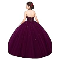 Women's Beaded Pageant Quinceanera Dresses Ball Gown Halter Prom Evening Gowns