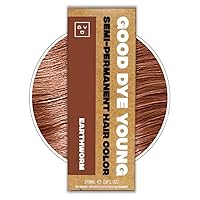 Good Dye Young Semi Permanent Brown Hair Dye (Earthworm) – UV Protective Temporary Hair Color Lasts 15-24+ Washes – Conditioning Brown Hair Dye - (5oz)