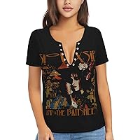 Siouxsie and The Banshees T Shirt Female V Neck Tee Summer Fashion Short Sleeve T-Shirts