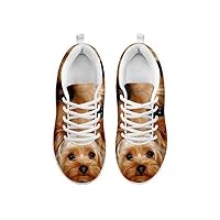 Artist Unknown Cute Yorkshire Terrier Dog Print Men's Casual Sneakers