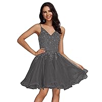 MllesReve Tulle Homecoming Dresses Teens Lace Beaded Party Dress Juniors Short Prom Dresses