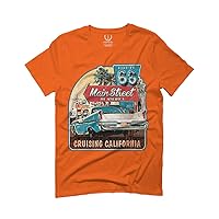 0270. Route 66 California Republic Vintage car Cool cali car for Men T Shirt