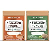 SPICE TRAIN, Cinnamon Powder (397g) + Cardamom Powder (100g)