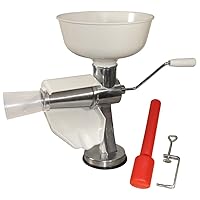 Weston Food Strainer and Sauce Maker for Tomato, Fresh Fruits and Vegetables ,White