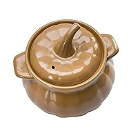 Ceramics Casserole，Soup Pot Ceramic Casserole, Soup Stew Pot Stew Pot, High Temperature Fire Flames, Modeling Casserole with Lid