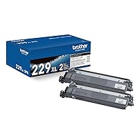 Brother Genuine TN229XL2PK Black High Yield Printer Toner Cartridge 2-Pack - Print up to 3,000 Pages Each(1)