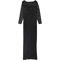 Womens Shimmer Gown Dress