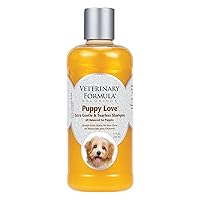 Veterinary Formula Solutions Puppy Love Extra Gentle Tearless Shampoo, 17 oz – Safe for Puppies Over 6 Weeks –Puppy Shampoo with Fresh Scent, Long-Lasting Clean – Cleanses Without Drying Delicate Skin