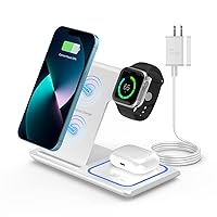 3 in 1 Wireless Charger Station,RUI MAI LAI for Apple iWatch 7/6/SE/5/4/3/2, Airpods 3/2/pro,iPhone 13/12/11 (Pro, Pro Max)/XS/XR/XS/X/8(Plus),iWatch