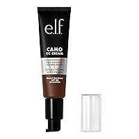 e.l.f. Camo CC Cream, Color Correcting Medium-To-Full Coverage Foundation with SPF 30, Rich 650 C, 1.05 Oz (30g)