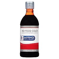 McCormick Culinary Red Food Coloring, 16 fl oz - One 16 Fluid Ounce Bottle of Red Food Coloring Liquid for Adding Rich Color to Cakes, Cookies, Icings, and More