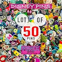 Disney Trading Pin Lot Assorted Pins - Enamel/Metal Set Mickey Backing - Disney Pins Collector - for Pin Book- Tradable Individually Bagged - No Doubles - Perfect Gifts Present kids Birthday