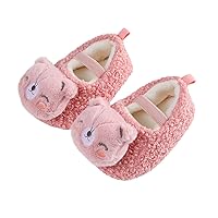 Winter Children Baby Toddler Shoes Boys and Girls Floor Shoes Flat Bottom Non Slip Plush Warm Cute Girls Canvas Shoes