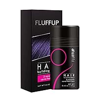 zhaoying Fluff Up Secret Hair Fiber Powder for Any Color Hair 5 Seconds Cover Up Long Lasting with Natural Look Dating Accessory, Hair Thickener & Topper for Fine Hair for Women & Men?, Black