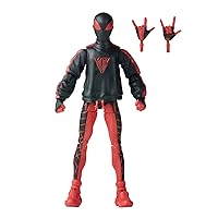 Marvel Legends Series Miles Morales Spider-Man, Collectible 6-inch Action Figures, 2 Accessories