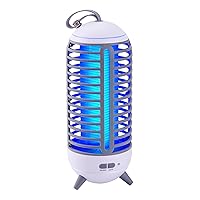 Bug Zapper, Mosquito Zapper Led Light 2 in 1 for Outdoor and Indoor, Wireless Electric Bug Zappers Battery Powered Rechargeable, Insect Fly Traps Fly Zapper for Home Backyard Camping Patio