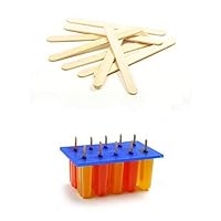 Norpro Wooden Treat Sticks and Ice Pop Maker Bundle