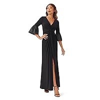 Adrianna Papell Women's Twist Front Jersey Gown