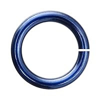 Weave Got Maille 18-Gauge 6mm Blue Enameled Copper Jump Rings - 1 Ounce