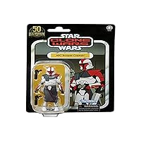 Star Wars The Vintage Collection Clone Wars 3.75 Inch Action Figure Exclusive - Arc Trooper Captain (Red) VC213