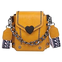Crossbody Bag for Women PU Leather Hobo Shoulder Bag Small Totes Handbag Purse Satchels with Chain Handle
