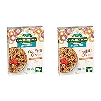 Cascadian Farm Organic Fruitful O's Cereal, Gluten Free, 10.2 oz. (Pack of 2)
