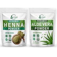 Organic Henna + Aloe Vera Powder Hair Care Pack