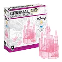 Disney Cinderella's Castle Deluxe Original 3D Crystal Puzzle, Ages 12 and Up