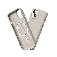 RhinoShield SolidSuit Case Compatible with Magsafe for [iPhone 13/14] | Shock Absorbent Slim Design Protective Cover with Premium Matte Finish 3.5M / 11ft Drop Protection - Shell Beige